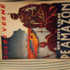 Jules Verne Opt sute leghe pe Amazon, cu ilustratii de pictorul Pascal