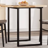 VidaXL Blat de masă rotund, &Oslash;90x2 cm, lemn masiv de acacia