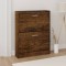 vidaXL Pantofar, stejar fumuriu, 59x17x81 cm, lemn compozit 342539