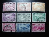 ETIOPIA 1952 SERIE CELEBRAREA FEDERATIEI CU ERITREEA, Stampilat