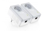 Cumpara ieftin TP-Link Kit POWERLINE, HomePlug AV, 500Mbps, Ultra Compact Size ,PassThrough,
