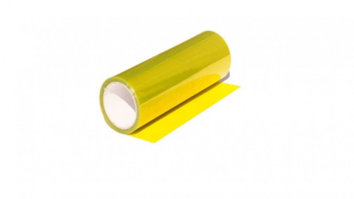 Folie protectie faruri/stopuri, 60x60cm, galben
