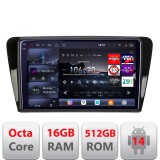 Navigatie Android Skoda Rapid / Seat Toledo 2013+ 2K QLED 16+512GB