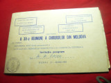 A XV-a Reuniune-Chirurgilor din Moldova-invitatie ,Program 1987 la Durau ,28+1p