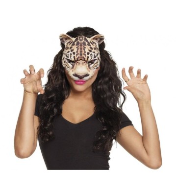 Masca carnaval leopard marime universala foto