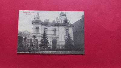 Bucuresti Sanatoriul Doctor Kiriac 1917 foto