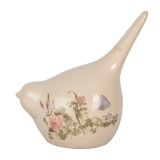 Cumpara ieftin Figurina Pasare ceramica multicolora 14x9x15 cm