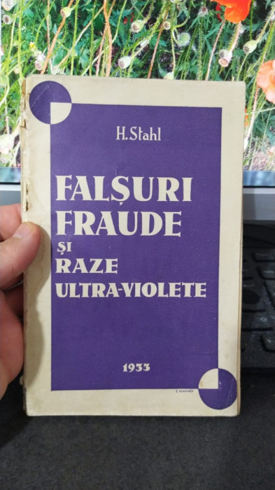H. Stahl, Falsuri, fraude și raze ultraviolete, București 1933 028
