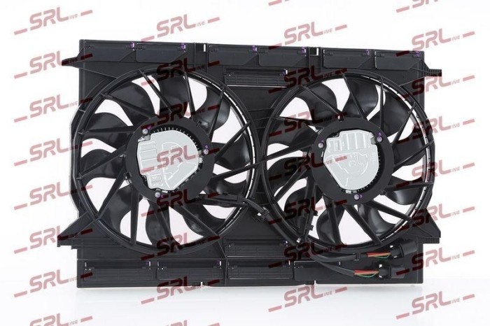 Ventilator radiator Audi Q5 16-, motor: 2.0 TDI, 2.0 Tfsi, 3.0 TDI, Mhev, SRLine, 80A121207A; 80A959455A