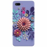 Husa silicon pentru Xiaomi Mi 8 Lite, Flower Artwork