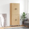 VidaXL Dulap &icirc;nalt, stejar sonoma, 69,5x34x180 cm, lemn compozit 3195790