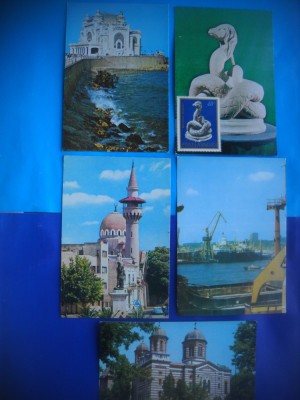 HOPCT LOT NR 594 CONSTANTA-CT-5 CARTI POSTALE-RSR-NECIRCULATE foto