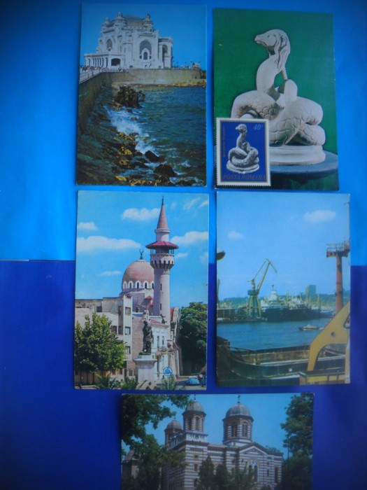 HOPCT LOT NR 594 CONSTANTA-CT-5 CARTI POSTALE-RSR-NECIRCULATE