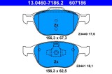 ATE 13.0460-7186.2 set placute frana,frana disc
