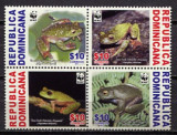 REPUBLICA DOMINICANA 2016 WWF AMFIBIENI BROASTE