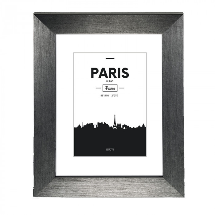 Rama foto Paris Hama, 13 x 18 cm, plastic, Gri