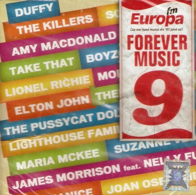 CD Europa FM Forever Music 9: Pussycat Dolls, Nelly Furtado, original foto
