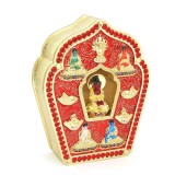 Statueta cu Buddha Medicine Amitabha Rosu Gau