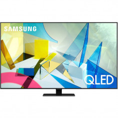 Televizor Samsung QLED Smart TV QE50Q80TATXXH 127cm Ultra HD 4K Carbon Silver foto