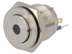 Comutator Anti-Vandalism Galben SPST-NO 2A 36VDC IP65