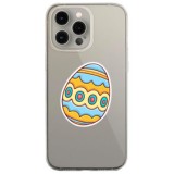 Husa personalizata apple iphone 14 pro max, egg galben