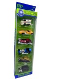 Set 6 Masinute Metalice City Racing, Multicolor, Baieti, 3+, Metal/Plastic, Cadou Copii, Colectie Auto