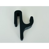 Carlig pentru Cabine de Dus &ndash; Suport Umeras, Accesorii Baie, Printat 3D din PLA, Montaj Rapid, Negru