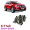 Set Huse scaune din material textil dedicate NISSAN X-TRAIL T32 2014 - 2019 cu insertii de piele ecologica