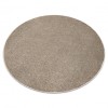 Covor rotund EXCELLENCE maro deschis 222 simplu, melange, cerc 100 cm