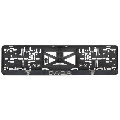 Set suport placute numar inmatriculare auto 3D (fata + spate) Dacia foto