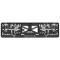 Set suport placute numar inmatriculare auto 3D (fata + spate) Dacia