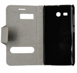 Husa tip carte cu stand gri (cu decupaje frontale) pentru Huawei Ascend Y511