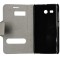 Husa tip carte cu stand gri (cu decupaje frontale) pentru Huawei Ascend Y511