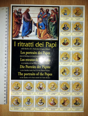 PLIANT PORTRETELE PAPILOR /PAPA - I RITRATTI DEI PAPI / VATICAN - 2004 foto