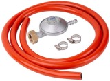 Regulator gaz butan CGAS 28-30 mbar cu furtun 1,5 m, 8 mm si 2 coliere