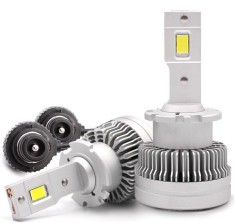 2 x Led D2S Xenon 12-24V 50000lm Canbus Lumini Lampa Faruri Becuri Auto Camoin Moto 6000K