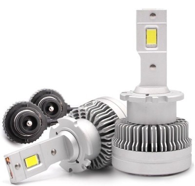 2 x Led D2S Xenon 12-24V 50000lm Canbus Lumini Lampa Faruri Becuri Auto Camoin Moto 6000K foto