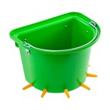 Galeata Alaptare Miei Iezi Kerbl 12 Litri, 6 Tetine, Hranire Simultană, Plastic Rezistent