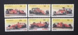 SOMALIA-2001-FERRARI-MASINI DE CURSA-Serie 6V.**SOM 108, Africa, Transporturi