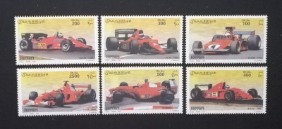 SOMALIA-2001-FERRARI-MASINI DE CURSA-Serie 6V.**SOM 108 foto