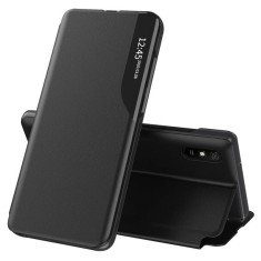 Husa Xiaomi Redmi 9A Eco Leather View flip tip carte, negru foto