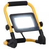 VidaXL Proiector LED cu m&acirc;ner, 30 W, alb rece