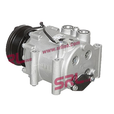Compresor aer conditionat Ford Mondeo, 2000-2007, motorizare 1.8 81/92/96kw, 2.0 107kw, benzina; Transit, 2006-2014, 2.3 107kw, benzina, rola curea 9 foto