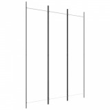 Cumpara ieftin Paravan de camera cu 3 panouri, alb, 150x200 cm, textil