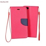 Husa Flip Fancy Sony Xperia Z2 D6503 Pink/Blue