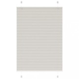 VidaXL Jaluzea plisată gri deschis 85x100cm Lățime țesătură 84,4 cm
