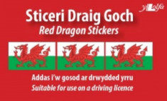 Sticeri Ddraig Goch / Red Dragon Stickers foto