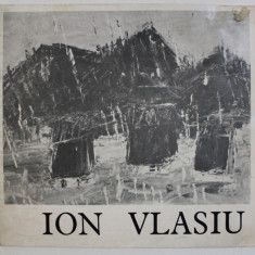 ION VLASIU - PICTURA , CATALOG DE EXPOZITIE , SALA DALLES , FEBRUARIE - MARTIE , 1978