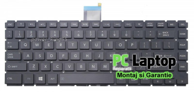 Tastatura Laptop Toshiba L40D-B fara rama us iluminata foto