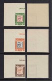 ROMANIA EXIL 1962 PRINCIPATELE UNITE SERIE NEDANTELATA COLT DE COALA MNH